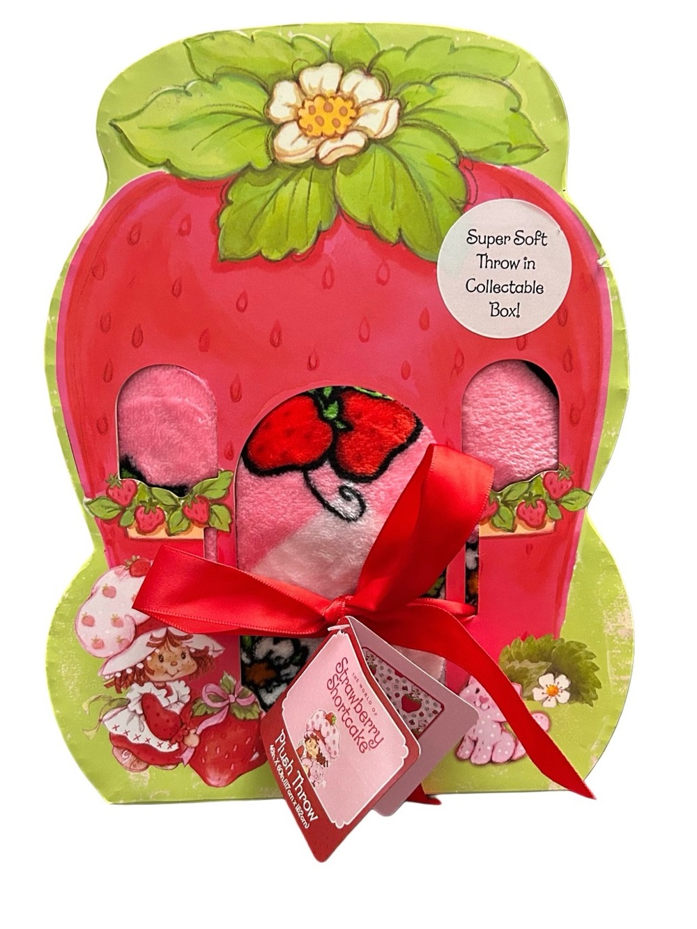 Strawberry Shortcake Fleece Blanket In Collectors Box 46x60 inch New